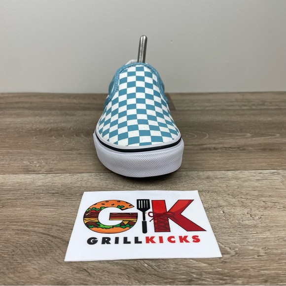 Vans Women’s/Kids Classic Slip-On Checkerboard Delphinium Blue - Picture 4 of 5